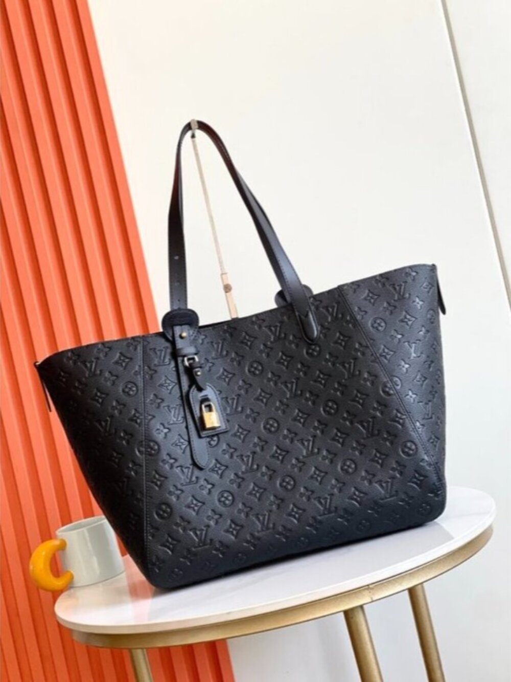 Louis Vuitton Monogram Empreinte Top Handle Tote Bag